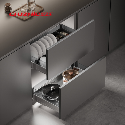 3边不锈钢炉台篮3 Sided Stainless Steel Pull Out Basket