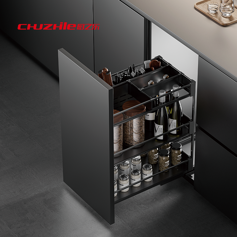 铝材调味立体篮Aluminum Cabinet Basket